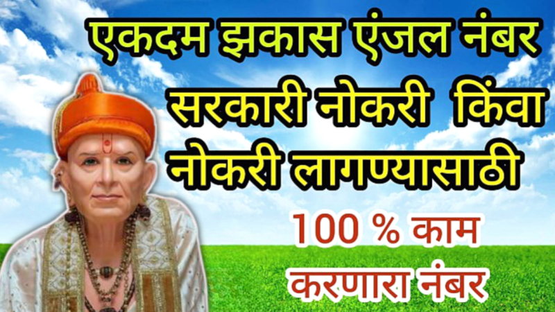 सरकारी नोकरी,हवी तशी नोकरी मिळवण्यासाठी तुम्ही हा एंजल नंबर वापरा…