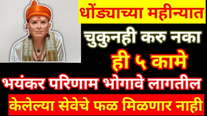 धोंड्याच्या महिन्यात चुकूनही करू नका ही कामे, भयंकर परिणाम भोगावे लागतील…