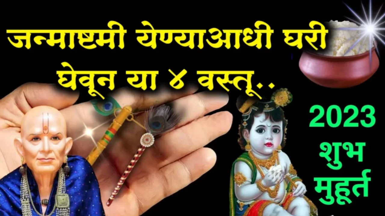 श्री कृष्ण जन्माष्टमी आधीच घेऊन या ह्या 4 वस्तू, रात्रीत रोडपतीचे करोडपती व्हाल..