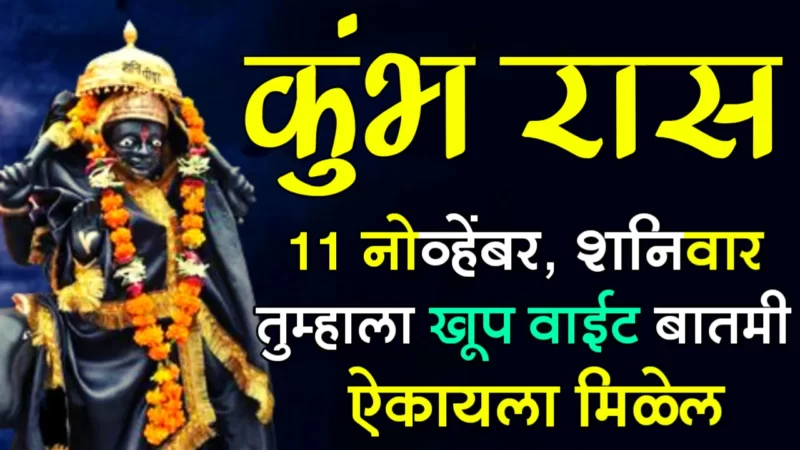 November 11 kumbh rashifal