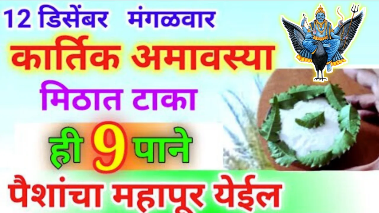 2023 सालातील शेवटची अमावस्या, मिठात टाका या झाडाची 9 पाने, पैशांचा येईल महापूर…