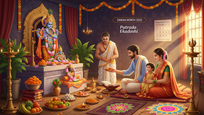 सावन मास की पुत्रदा एकादशी 2025