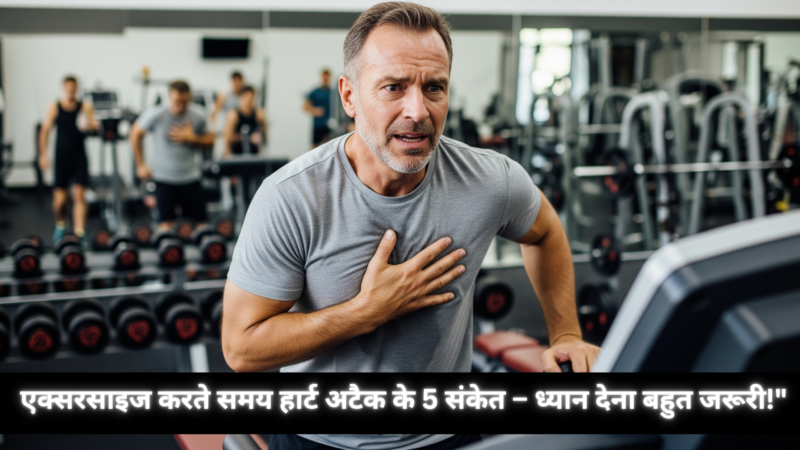 एक्सरसाइज करते समय हार्ट अटैक के 5 संकेत – ध्यान देना बहुत जरूरी!