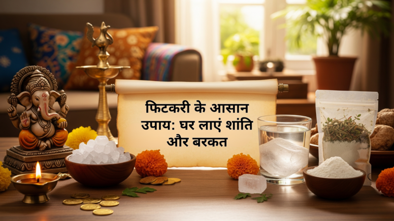 फिटकरी के आसान उपाय घर लाएं शांति और बरकत