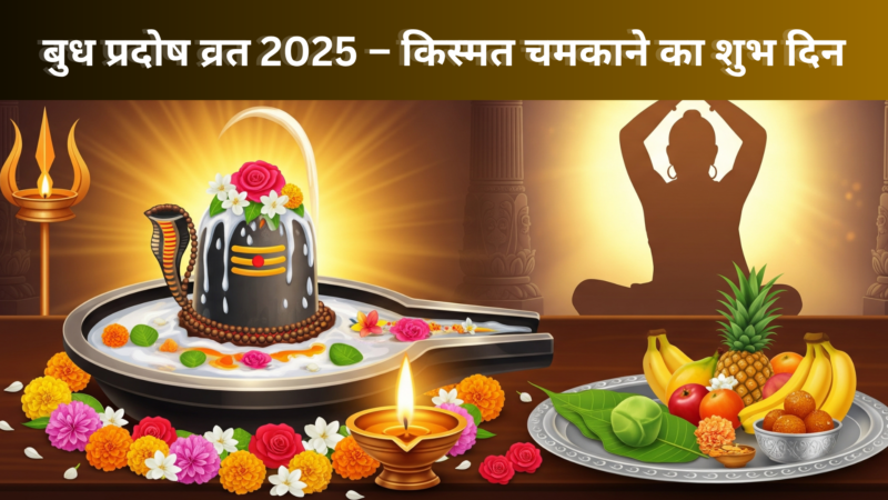बुध प्रदोष व्रत 2025 – किस्मत चमकाने का शुभ दिन