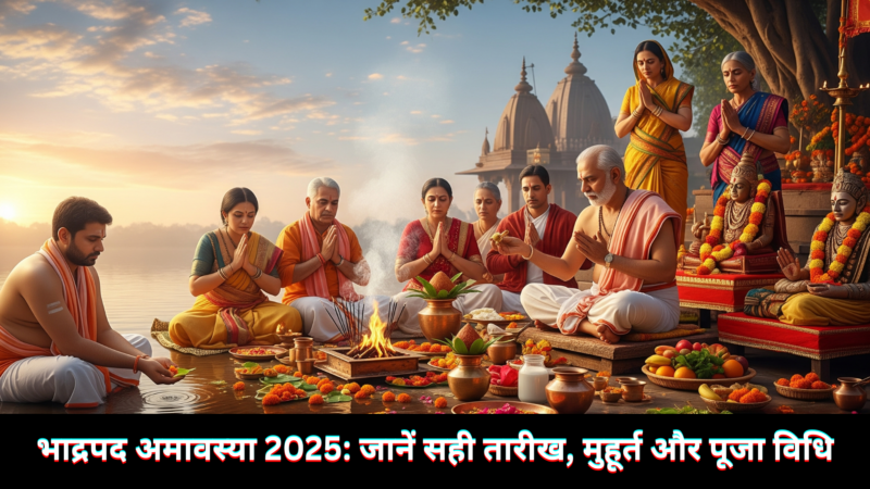 भाद्रपद अमावस्या 2025: जानें सही तारीख, मुहूर्त और पूजा विधि