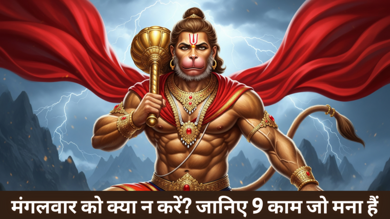 मंगलवार को क्या न करें जानिए 9 काम जो मना हैं