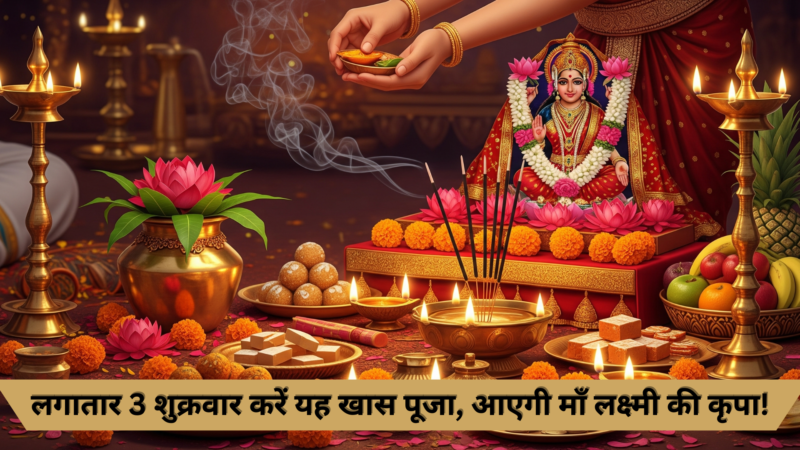 लगातार 3 शुक्रवार करें यह खास पूजा, आएगी माँ लक्ष्मी की कृपा!