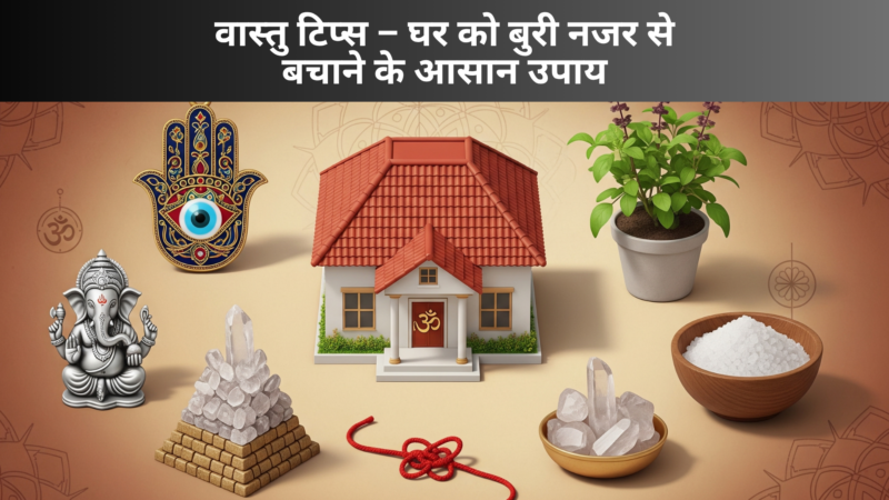 वास्तु टिप्स – घर को बुरी नजर से बचाने के आसान उपाय
