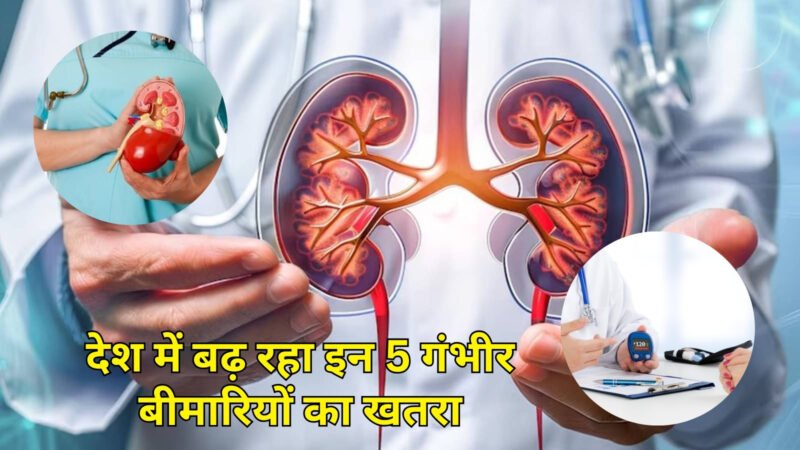 देश में बढ़ रहा इन 5 गंभीर बीमारियों का खतरा, एक्सपर्ट्स ने दी चेतावनी