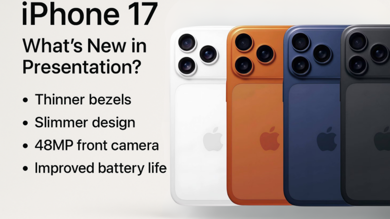 Apple iPhone 17 Series: What’s New in Presentation?