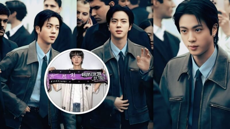 BTS’ Jin Arrives in Italy for Milan Fashion Week; Fans Follow V’s Request with Purple Ribbon Project