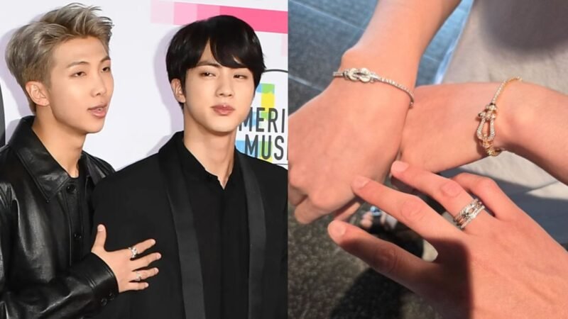 BTS’ RM Jokes About Wearing Jin’s Diamond Ring on Wedding Finger Amid Fan Teasing