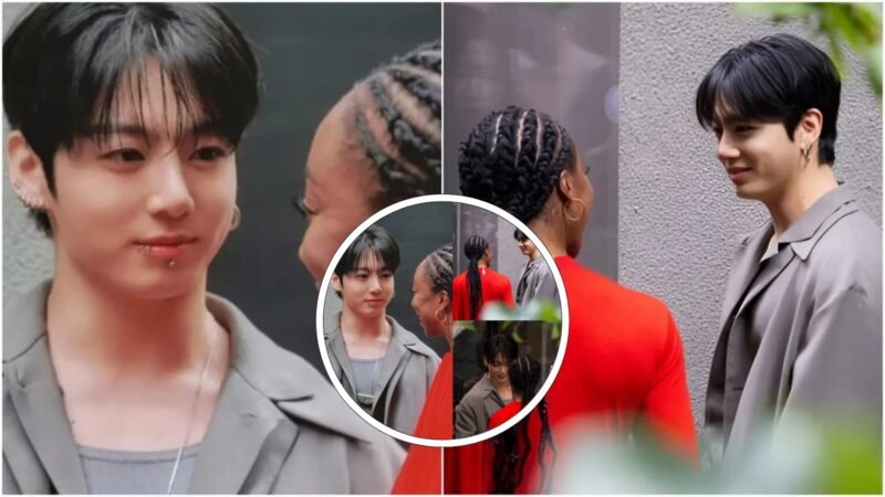 BTS’ Jungkook Exudes Cute Korean Drama Hero Charm While Gazing at a Lady in Red