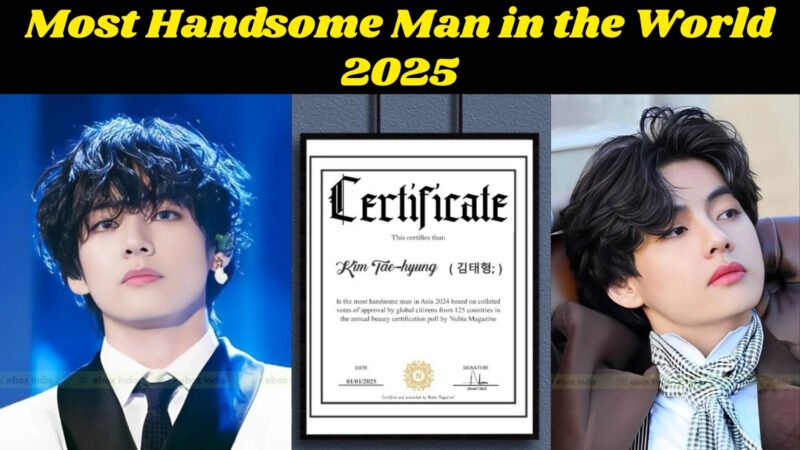 Kim Taehyung (V of BTS) Crowned “Most Handsome Man in the World 2025”