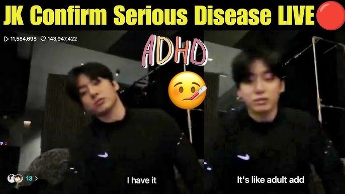 Jungkook ने फैंस से लाइव में ADHD डायग्नोसिस पर खोला दिल