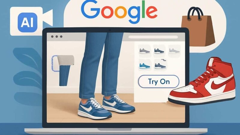 Google Adds Virtual Shoe Try-On Feature to AI Shopping