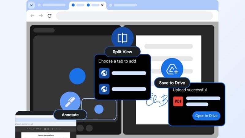 Google Chrome Gets Split View, Built-In PDF Markup Tools and New Productivity Features