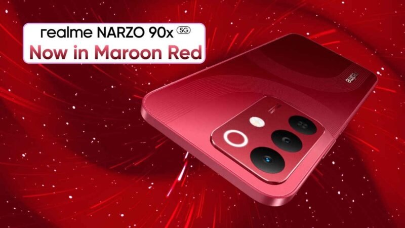 Realme Narzo 90x 5G Gets Valentine’s Special Maroon Red in India: Price & Full Specifications
