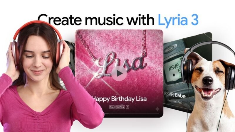 Google DeepMind Launches Lyria 3, AI Music Creation Arrives in Gemini App